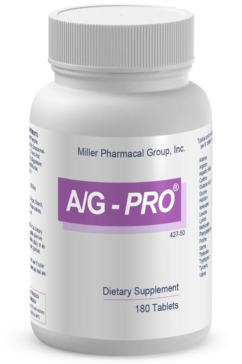 Miller A/G Pro 180 Tablets front view with packaging