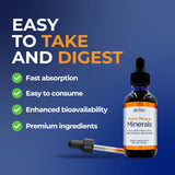 Mimi's Miracle Minerals Fulvic Humic Mineral Blend 249g bottle side view
