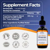 Mimi's Miracle Minerals Fulvic Humic Mineral Blend 249g dropper in use