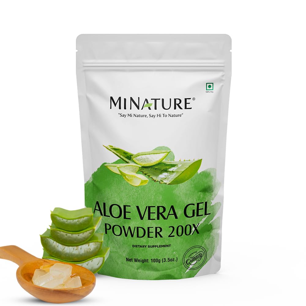 minature Aloe Vera Gel Powder 200x packaging details