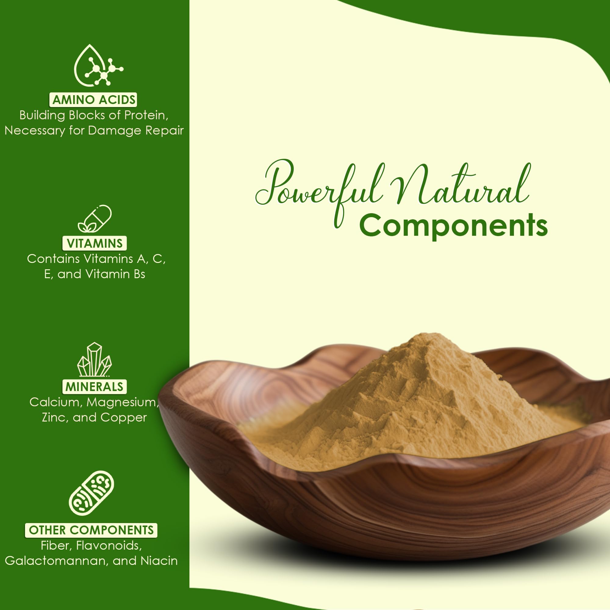 minature Aloe Vera Leaf Powder 100g fine powder close-up