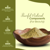 minature Amla Powder 100g scoop showing powder texture