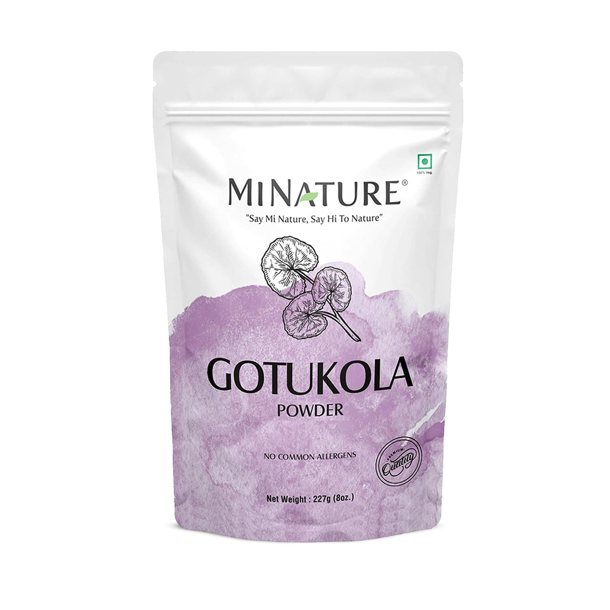 minature Gotu Kola Powder 240g front view with packaging