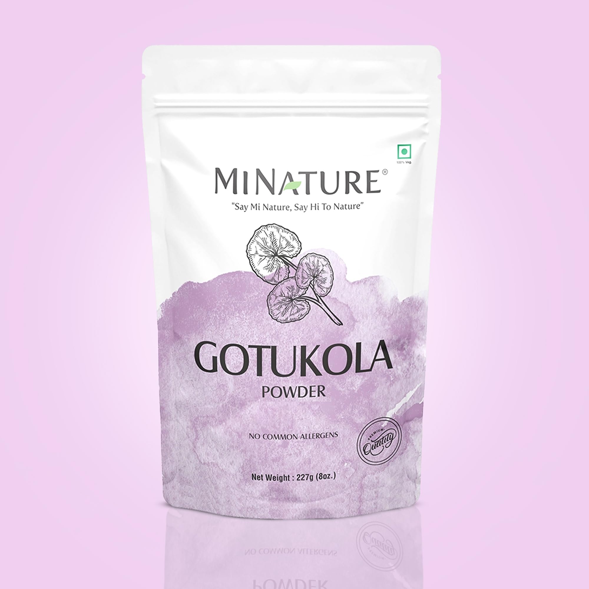 minature Gotu Kola Powder 240g used in herbal tea preparation