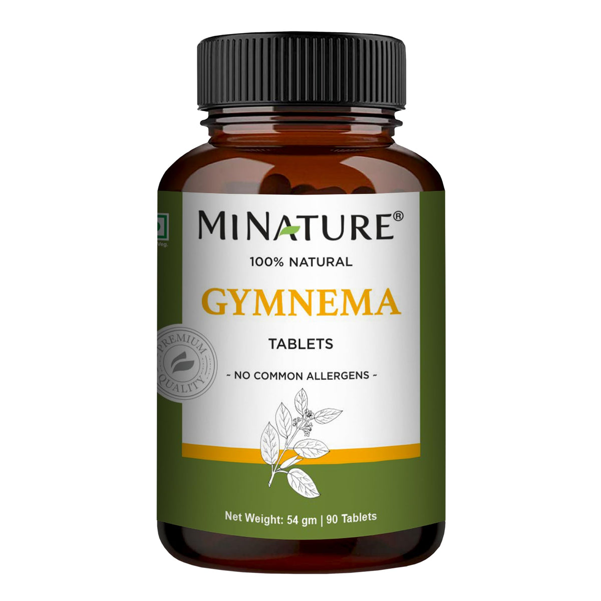 minature Gymnema Tablets 1000mg front view packaging