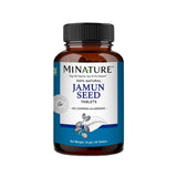 minature Jamun Seed Extract Tablets front view with bottle label
