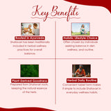 minature Shatavari Tablets back view with ingredient list