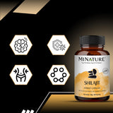 minature Shilajit Capsules 1000mg back view