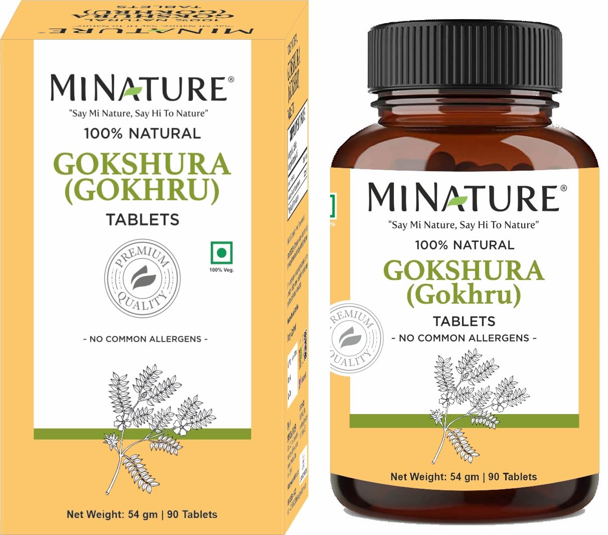 minature Tribulus Terrestris Herbal Supplement bottle with measuring spoon
