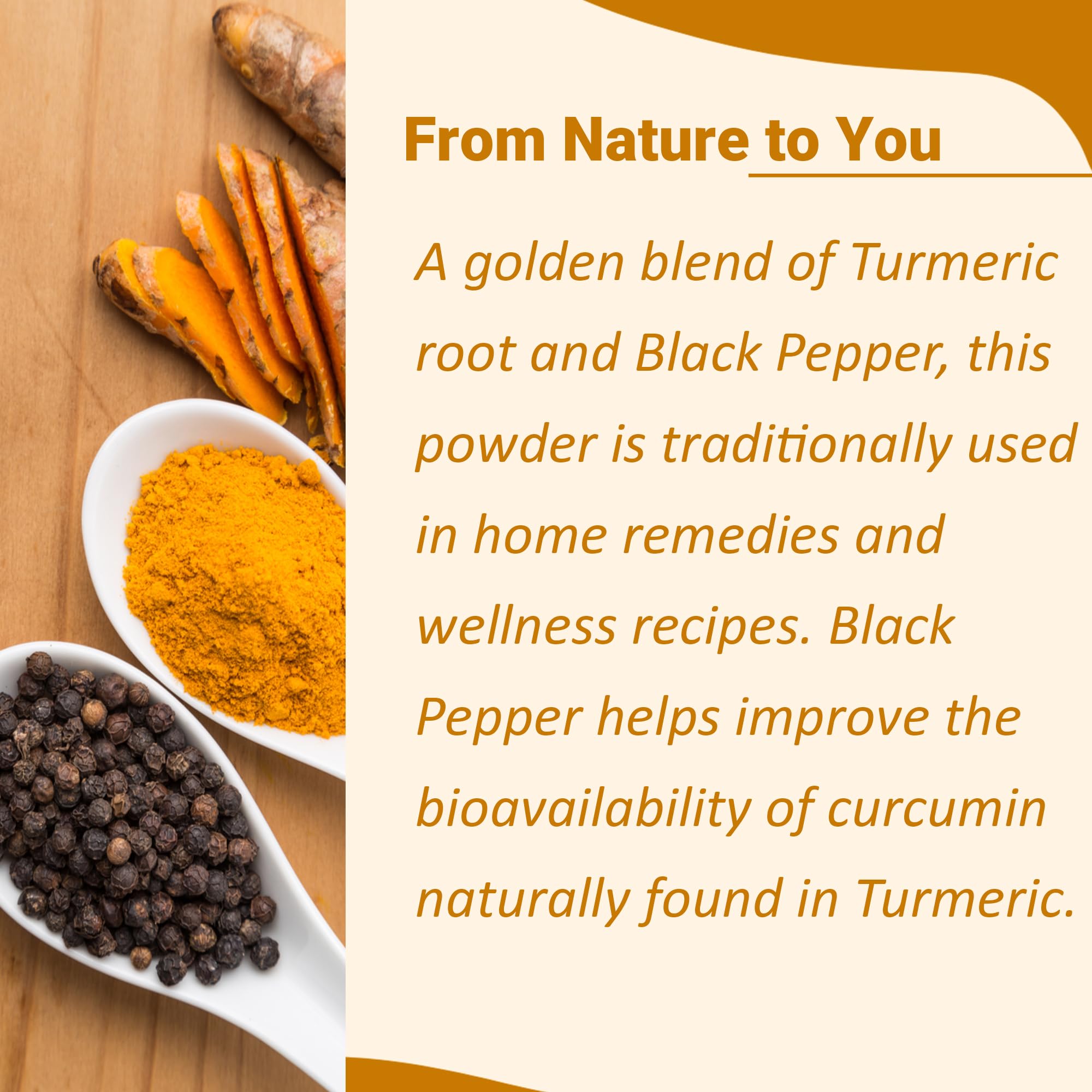 minature Turmeric Powder packaging side view