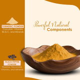 minature Turmeric Powder with Black Pepper in a bowl