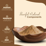 minature Walnut Shell Powder natural ingredient display