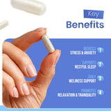 Mind Soak Calm No. 41 capsules showing the vegan capsule design