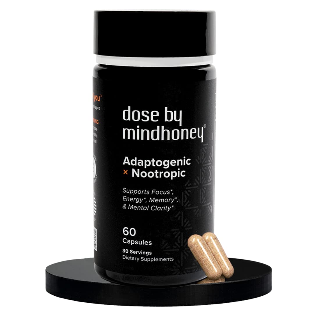 MINDHONEY Nootropic Supplement front view with label