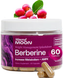 Mineral Moon Berberine Supplement Capsules 60 count front view