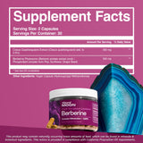 Mineral Moon Berberine Supplement Capsules bottle with label