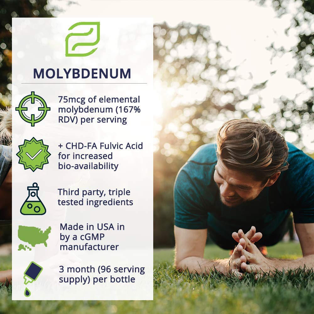 Mineralife Liquid Ionic Molybdenum 227g packaging details
