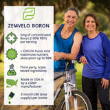 Mineralife Zemvelo Boron Liquid 2000 PPM with measuring cap