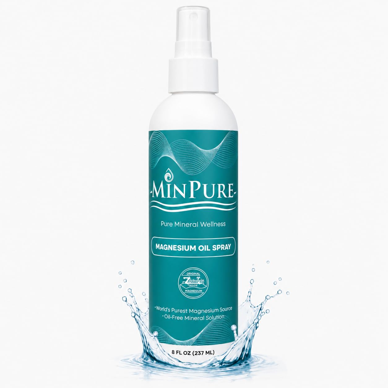 MinPure Magnesium Spray 8 oz front view