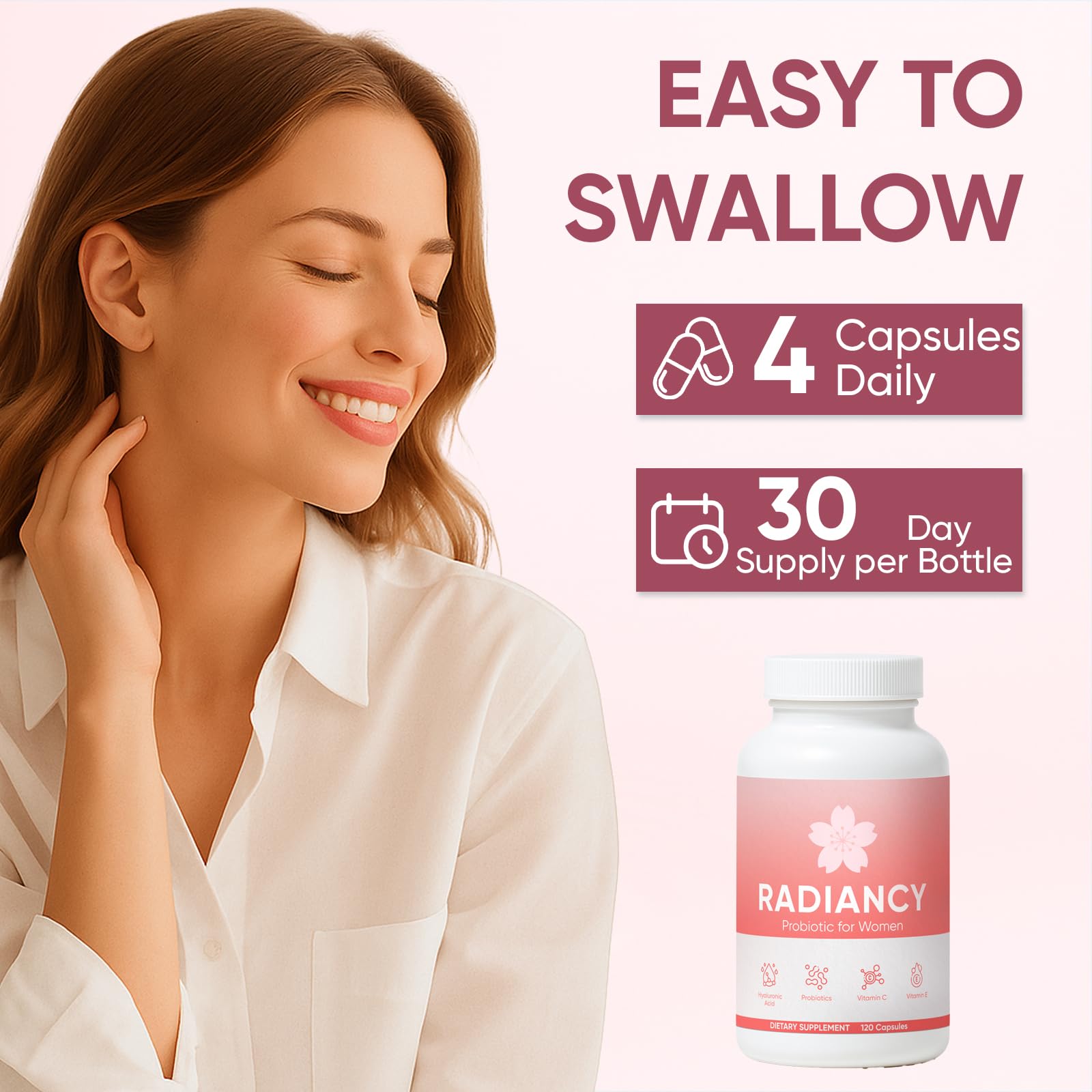 minyang Collagen Supplement bottle with a clean label