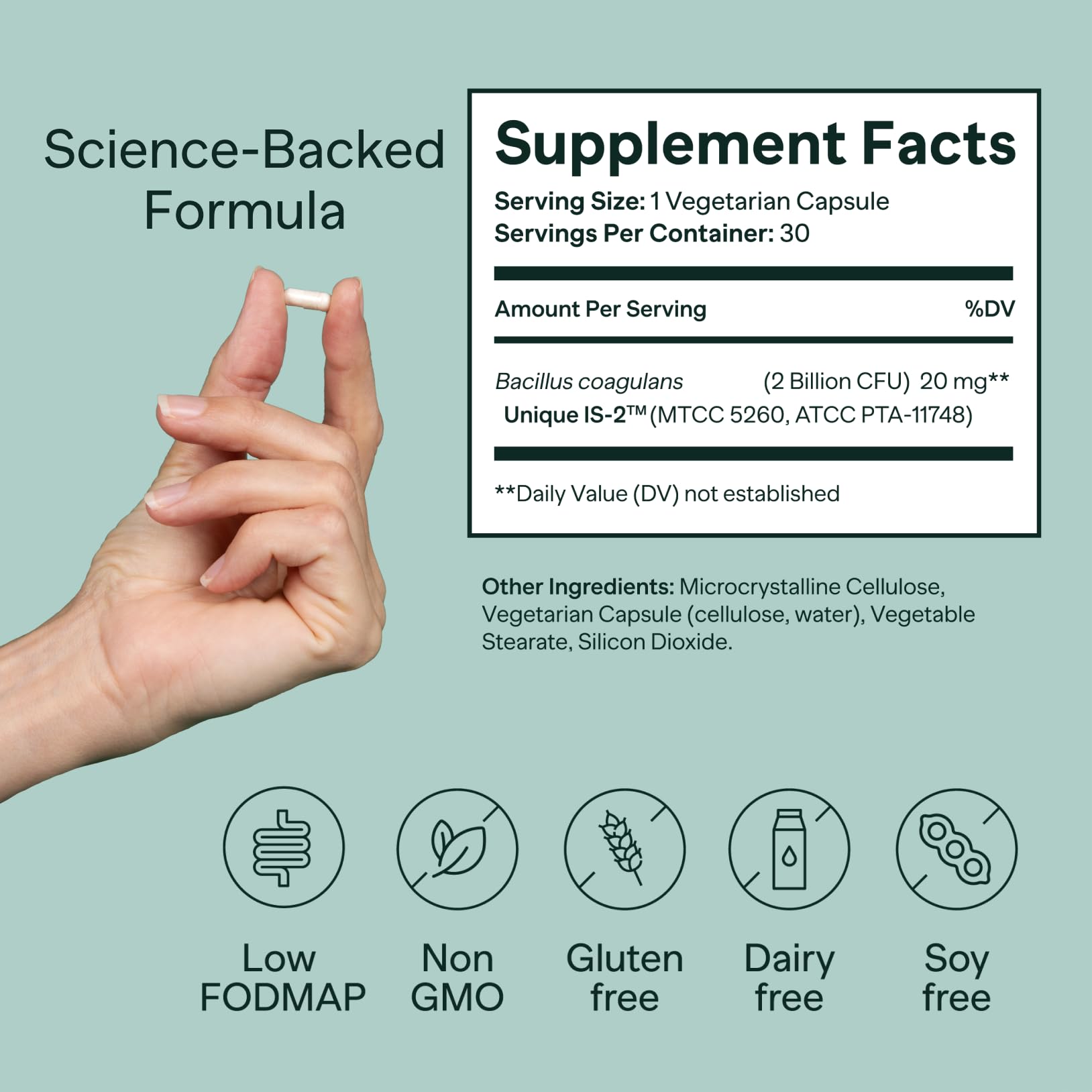 MIOME Probiotic Supplement capsule close-up
