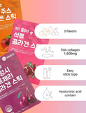Mippeum Collagen Jelly Stick assortment on a table