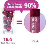 Mippeum Tart Cherry Collagen Jelly Stick on a wooden table