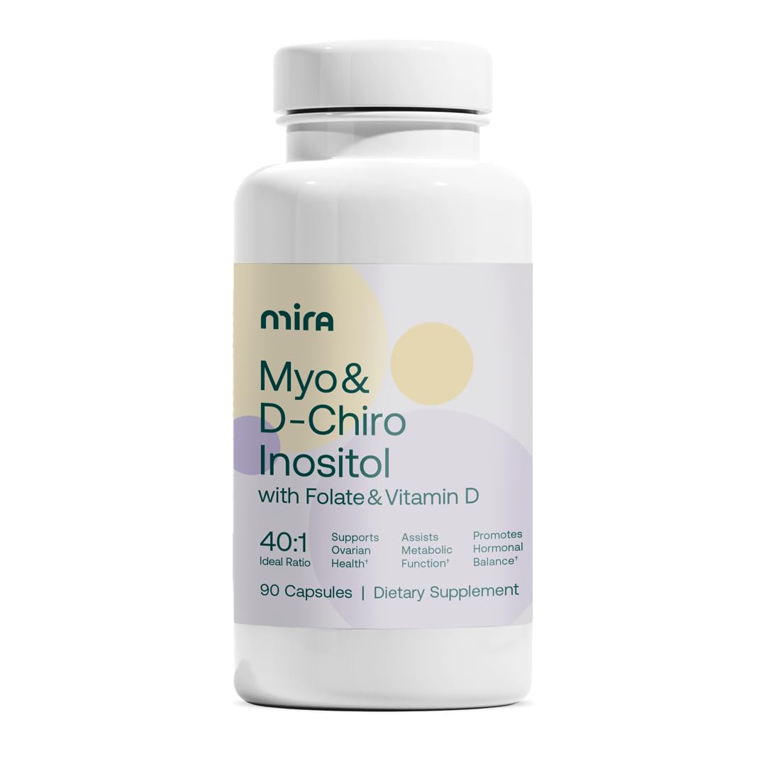 MIRA PCOS Multivitamins capsules in a hand