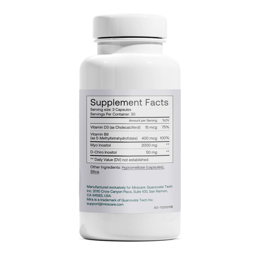 MIRA PCOS Multivitamins packaging details