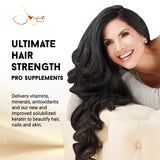 Miracle Elixir Collection Hair Supplement bottle side view