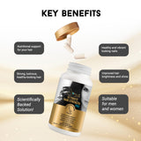 Miracle Elixir Collection Hair Supplement capsules close-up