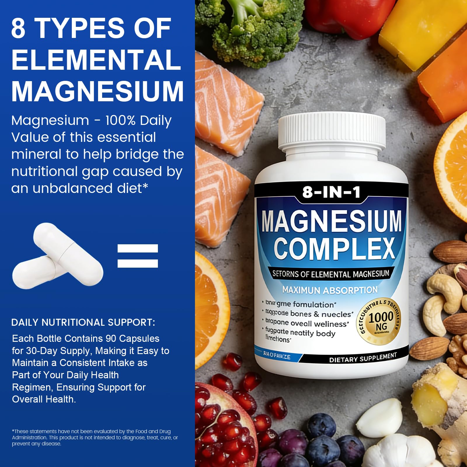MIRACLE OFFICIAL Magnesium Complex bottle with capsules