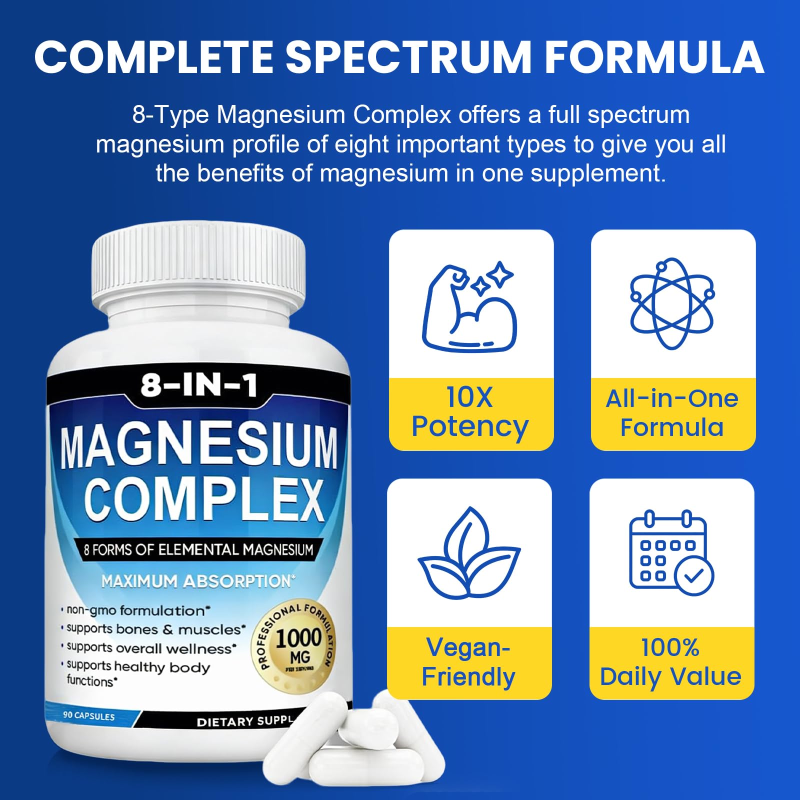 MIRACLE OFFICIAL Magnesium Complex ingredients list