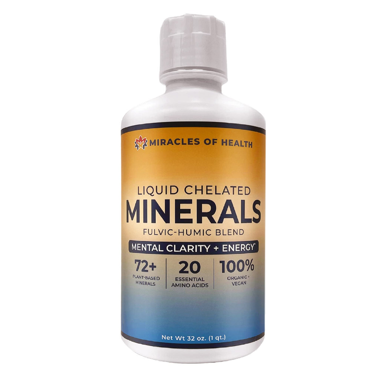 Miracles of Health Liquid Chelated Minerals 510g front view