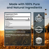 Miracles of Health Liquid Chelated Minerals 510g packaging with serving suggestion