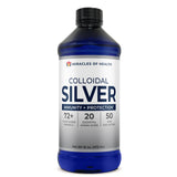 Miracles of Health Liquid Colloidal Silver 50 PPM front view