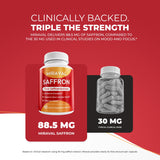 Miraval Saffron Supplement Capsules packaging