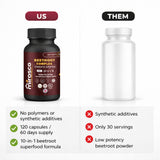Mirosco Beet Root Capsules ingredients list on packaging