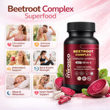 Mirosco Beet Root Capsules organic certification label