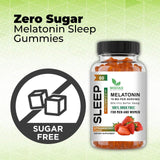 Mishas Melatonin Gummies on a wooden table