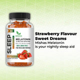 Mishas Melatonin Gummies packaging and bottle