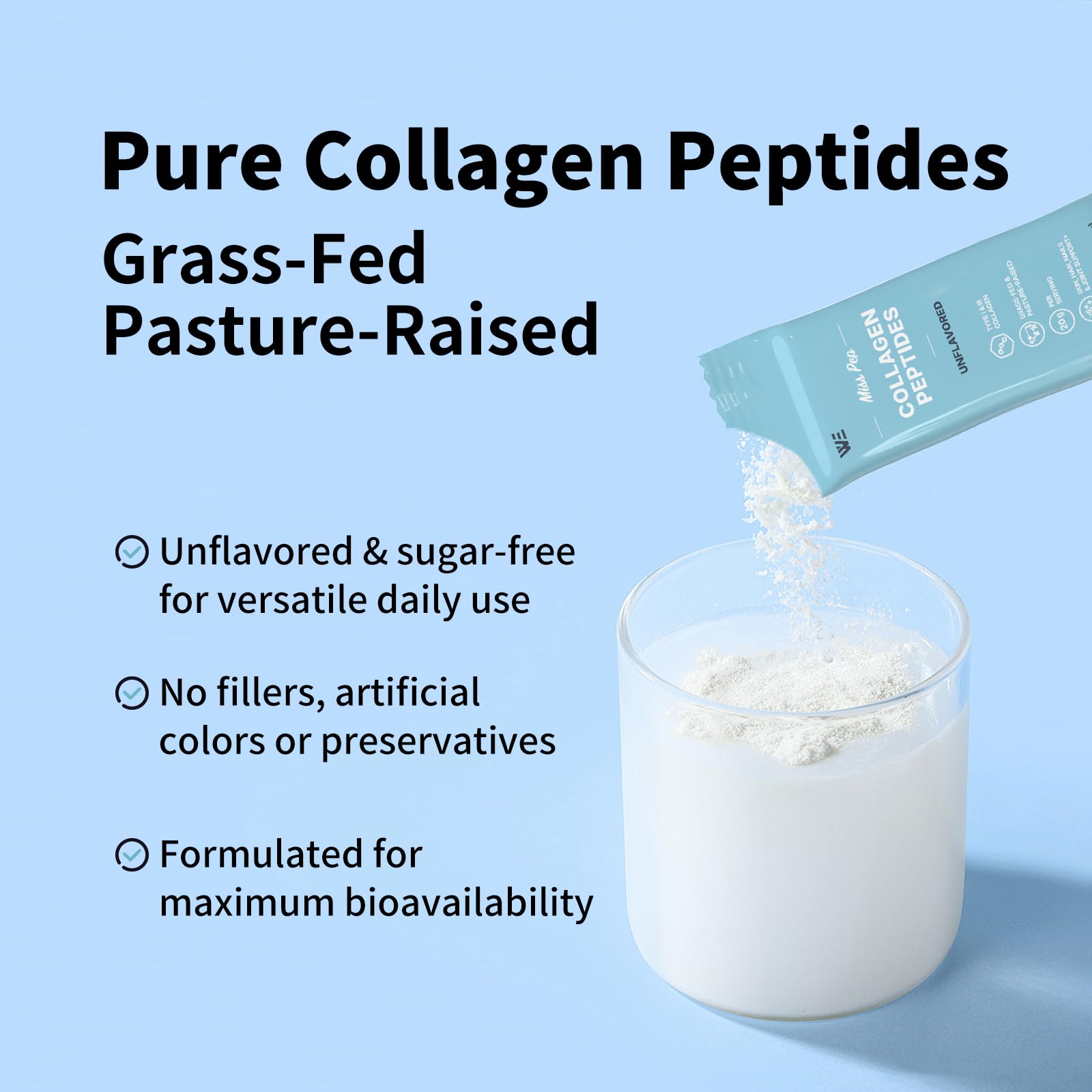 MISS PEP Collagen Peptides Supplement packaging