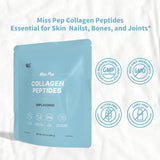MISS PEP Collagen Peptides Supplement sachet close-up