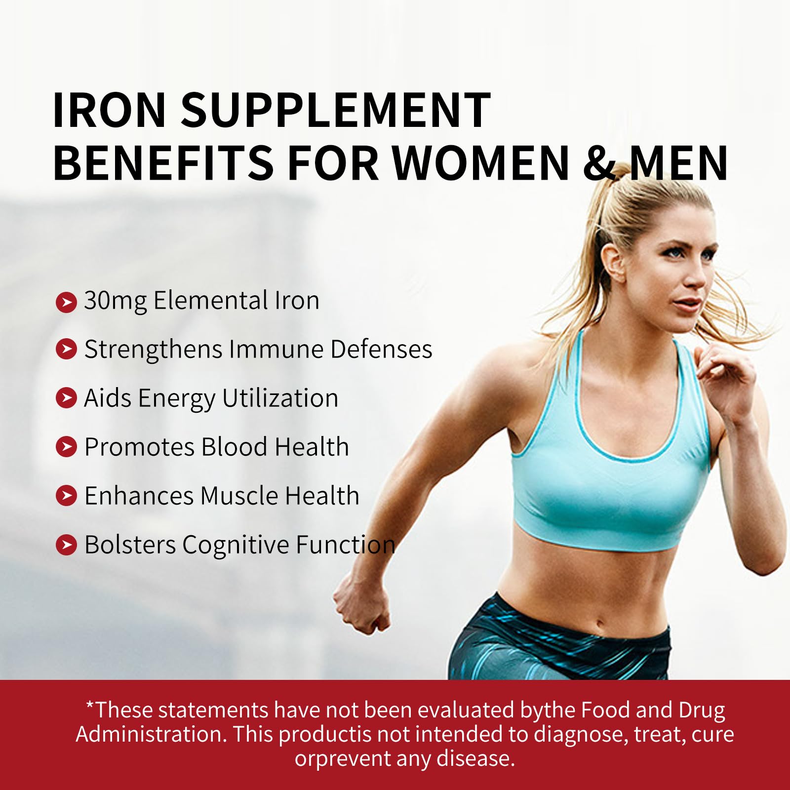 MISS PEP Iron Supplement Sticks powder mixed in water
