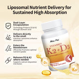 MISS PEP Vitamin D3 + K2 Softgels lifestyle scene
