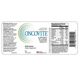 Mission Pharmacal Oncovite Blended Vitamin & Mineral Supplement ingredients overview