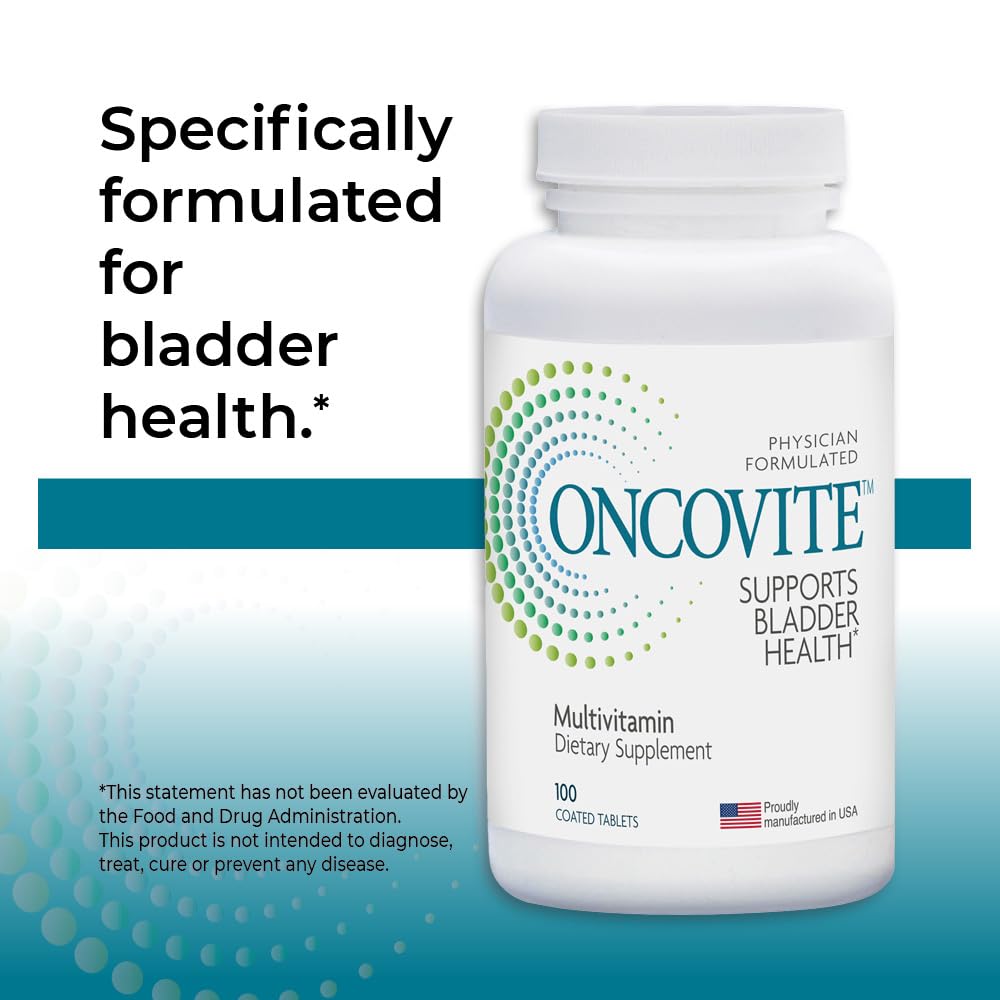 Mission Pharmacal Oncovite Blended Vitamin & Mineral Supplement label close-up