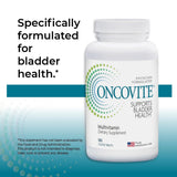 Mission Pharmacal Oncovite Blended Vitamin & Mineral Supplement label close-up