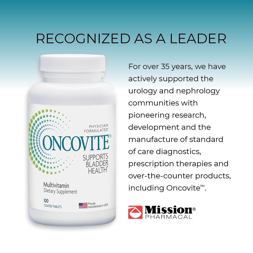 Mission Pharmacal Oncovite Blended Vitamin & Mineral Supplement lifestyle shot