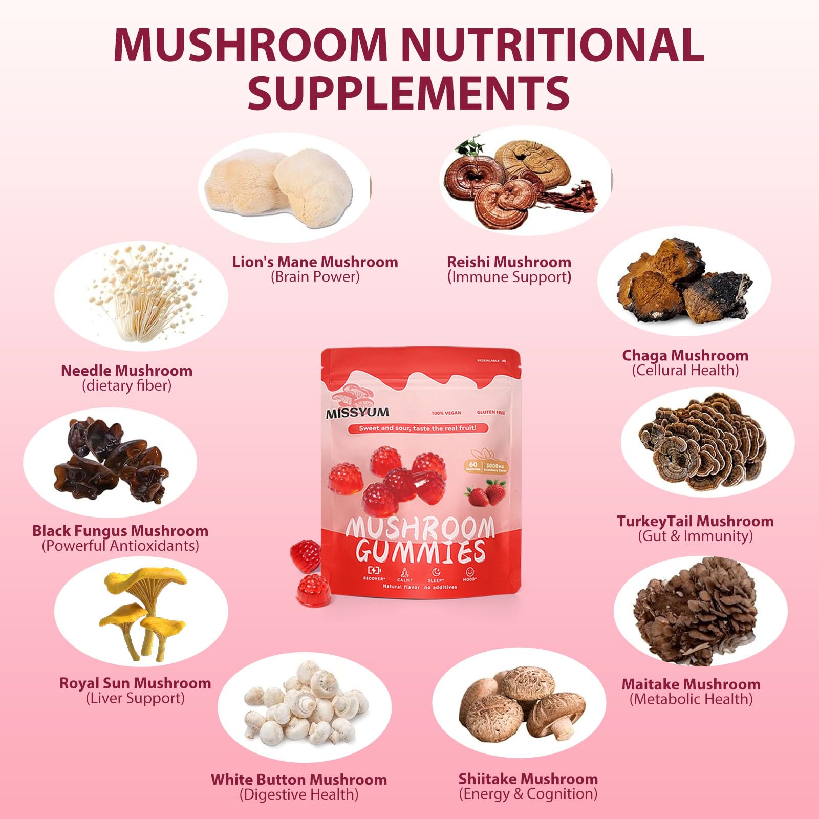 MISSYUM 10-in-1 Mushroom Blend Supplement lifestyle scene